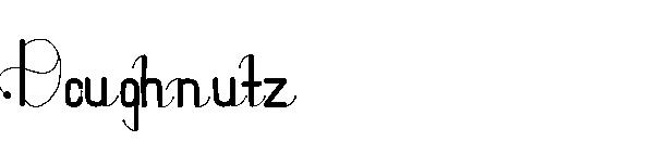 Doughnutz字体