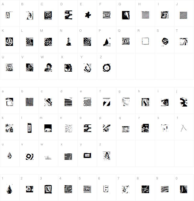 Volcom Down For This字体