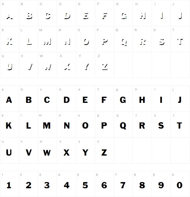 Down Town Auto字体