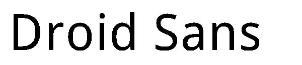 Droid Sans字体