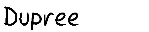 Dupree字体