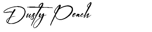 Dusty Peach字体