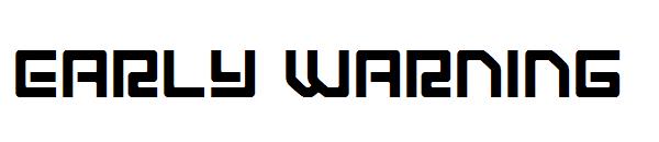 Early Warning字体