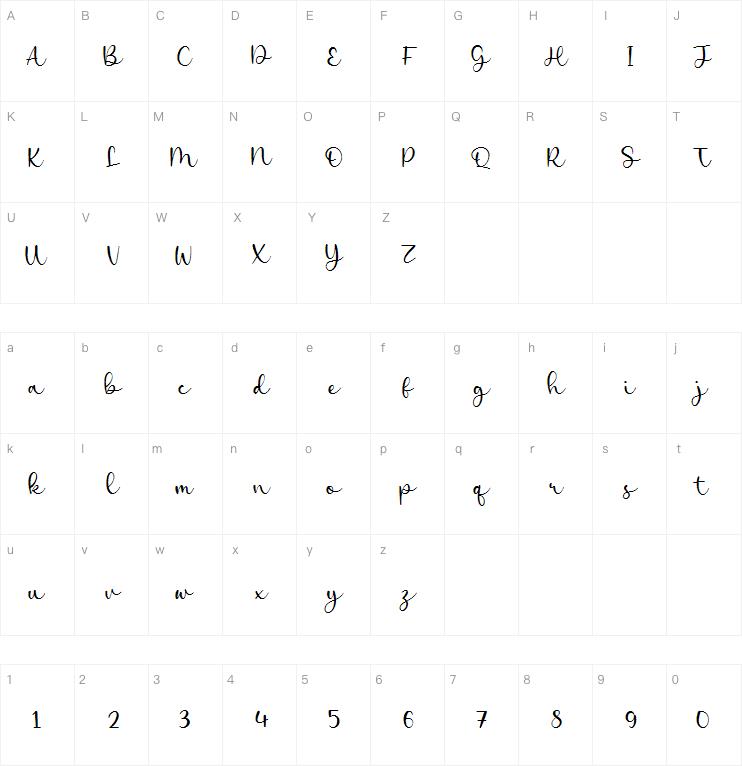 Eastern Hillside字体