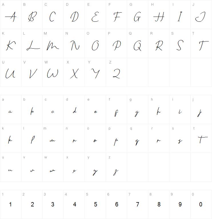 Eathelyn字体