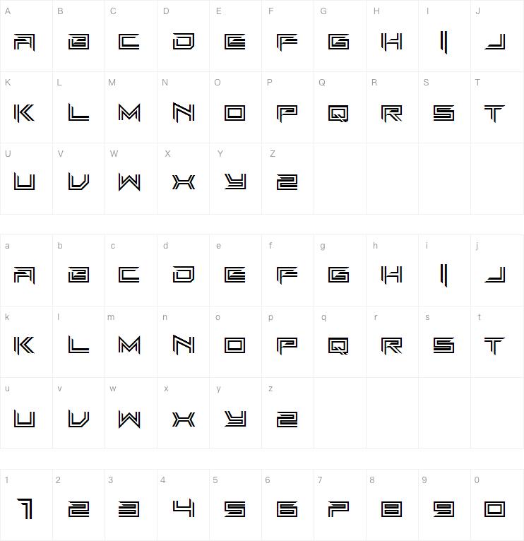 EC_Tunnel字体