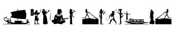 Egypt Silhous字体