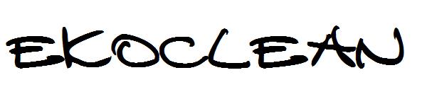 Ekoclean字体