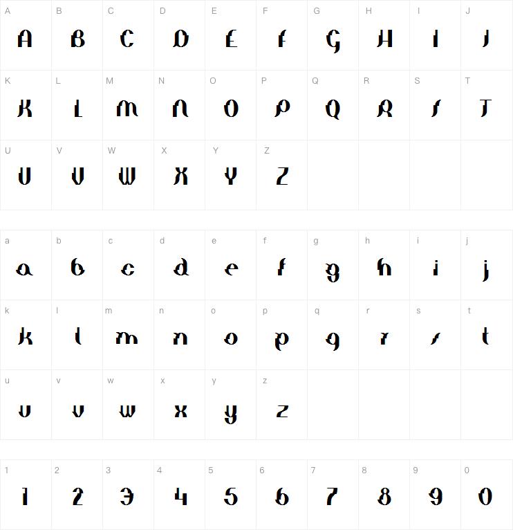 Elephant man字体