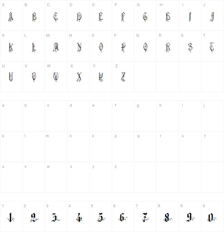 Elite Monogram字体