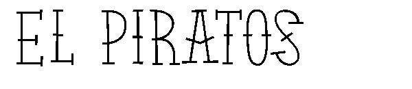 El Piratos字体