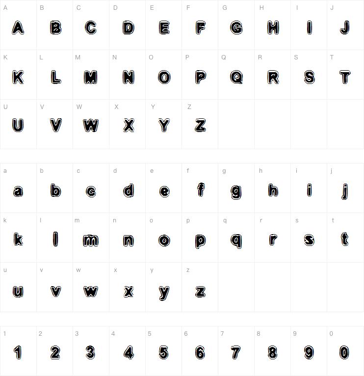 Embryonic Inside字体