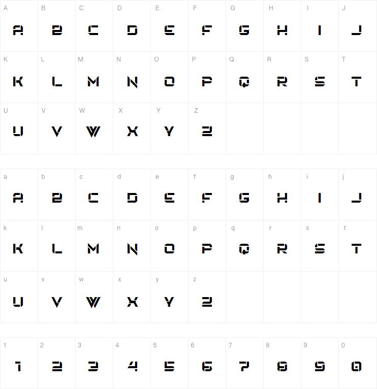 Embryonic World字体