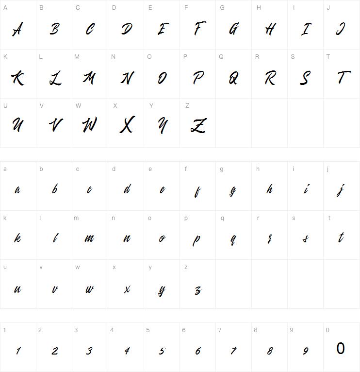 Entreaty字体
