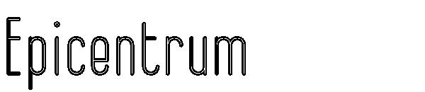 Epicentrum字体
