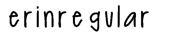erinregular字体
