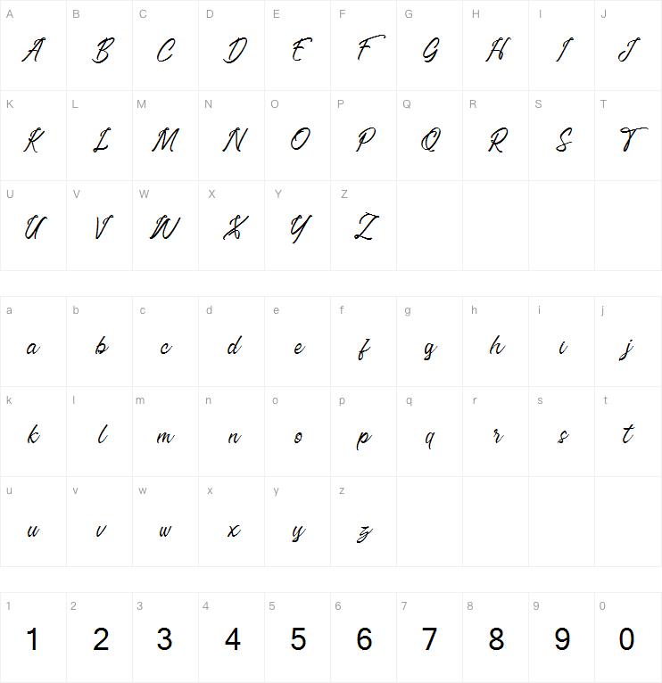 Erisblue Light字体