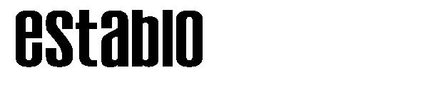 Establo字体