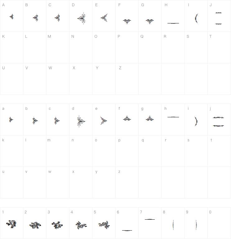 Eutemia Ornaments字体