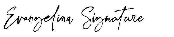 Evangelina Signature