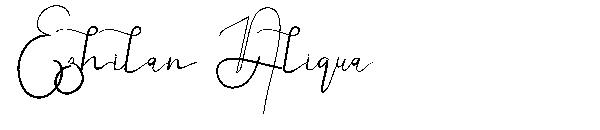 Ezhilan Aliqua字体
