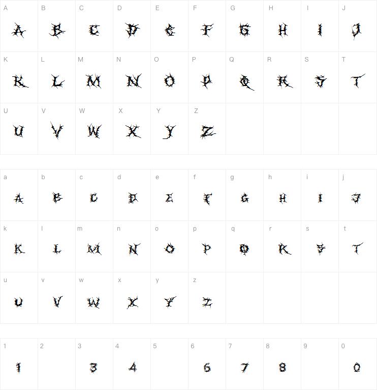 Faceless字体