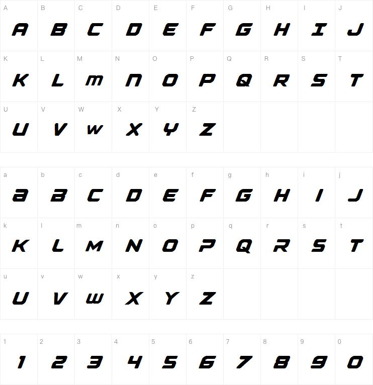 Falcon Punch字体