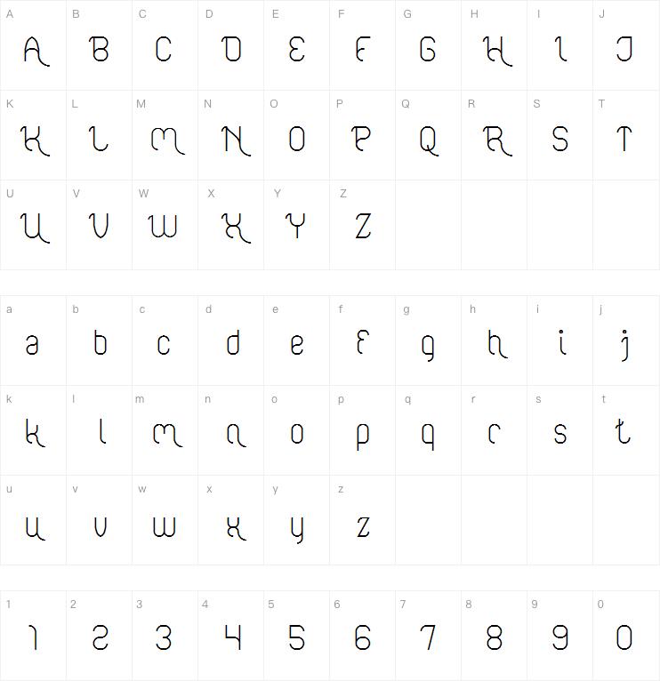 Falling In Love字体