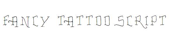 Fancy Tattoo Script字体