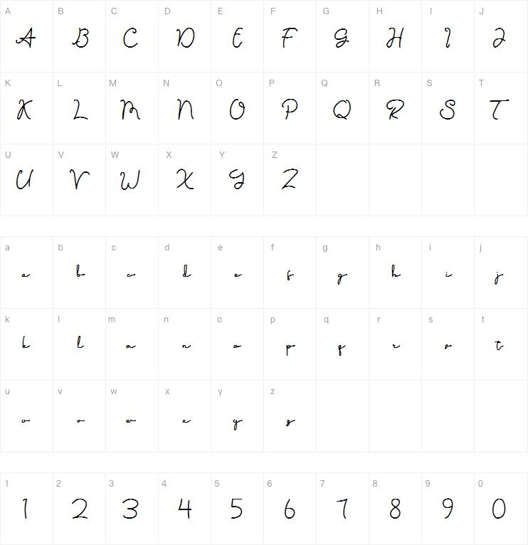 Fannisha字体