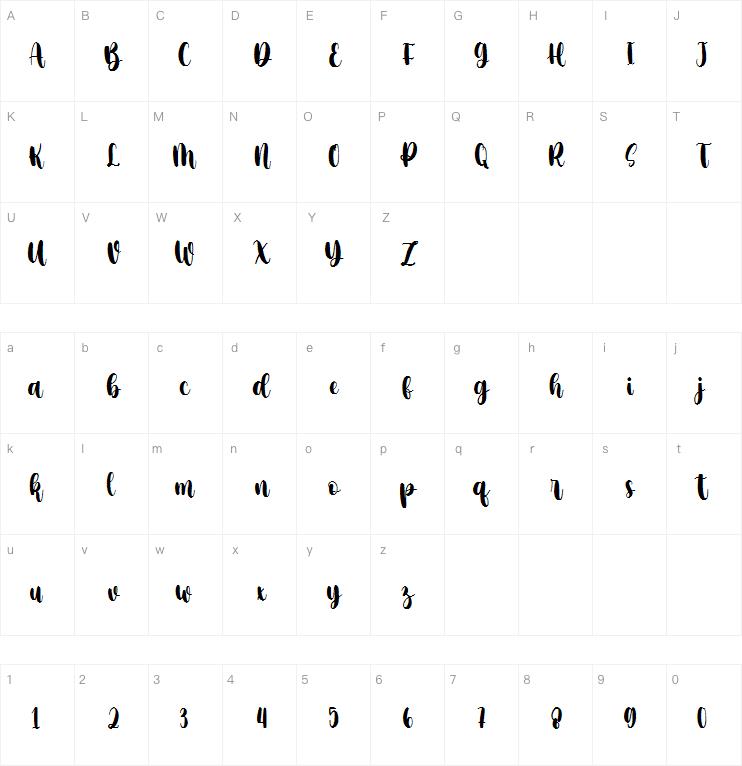 Farmhouse Market Script字体