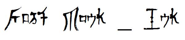 Fast Monk _ Ink字体