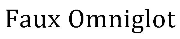 Faux Omniglot字体