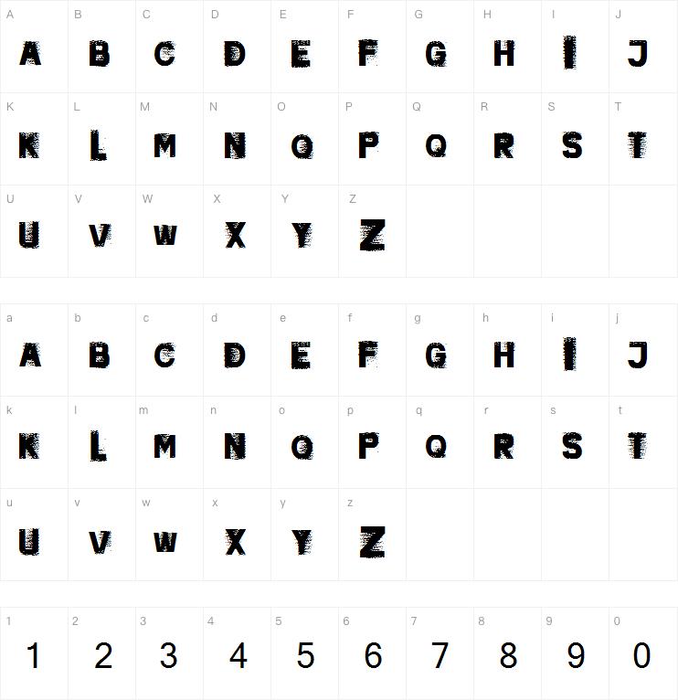 faxmachine字体