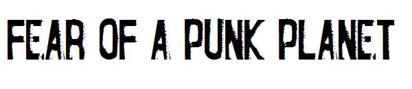 Fear of a Punk Planet字体