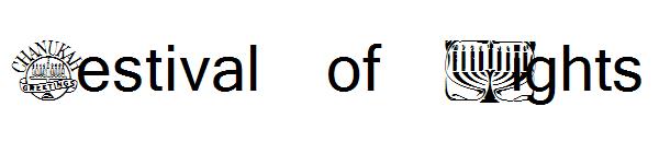 Festival of Lights字体