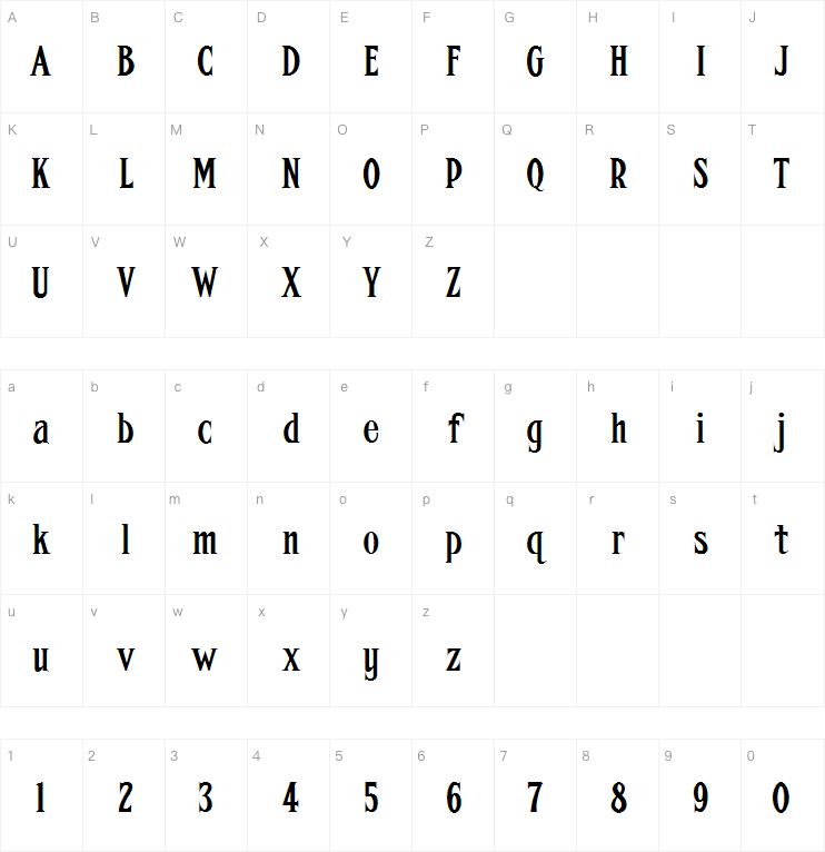 FHA Condensed French 字体