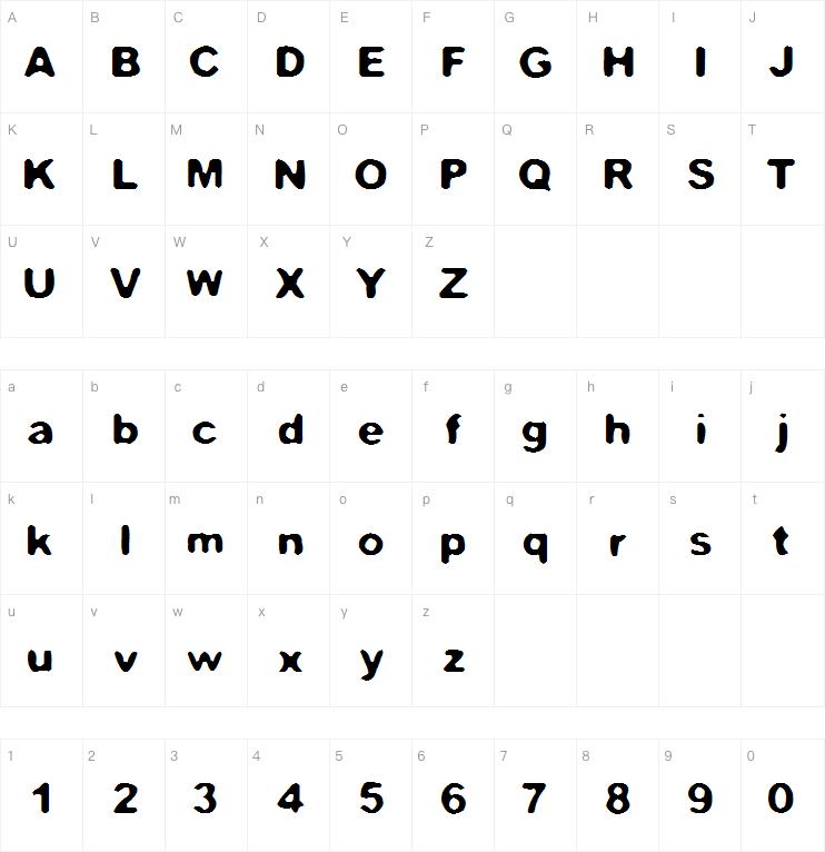 Filthy Habits字体