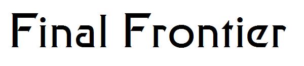 Final Frontier字体