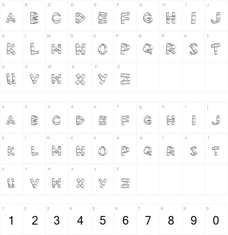 First Aid字体
