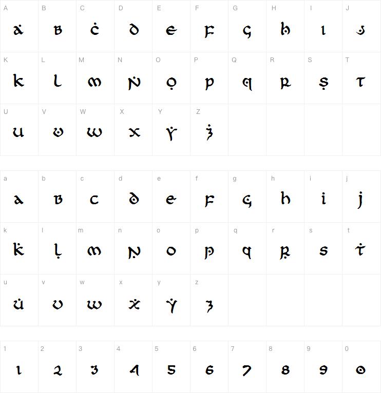 First Order字体