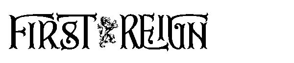 First Reign字体