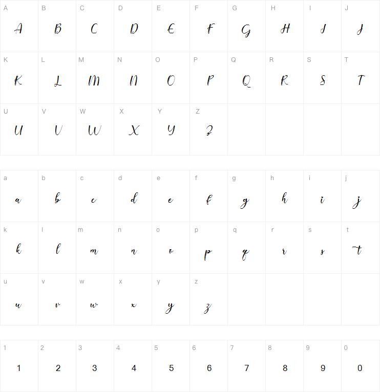 First Valentine字体