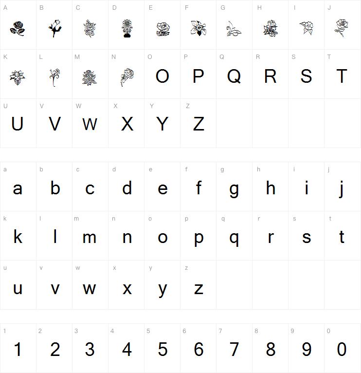 Floral Design字体