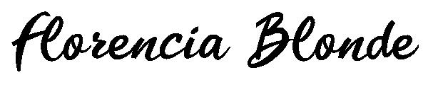 Florencia Blonde字体