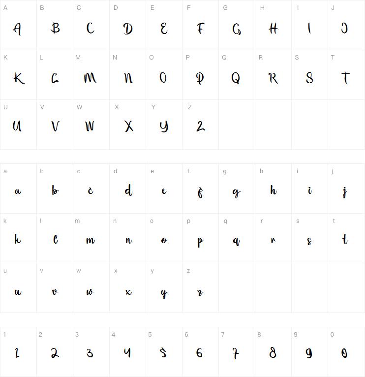 Flourissha字体