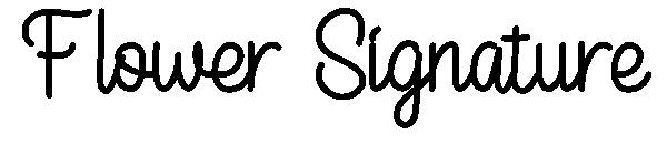 Flower Signature