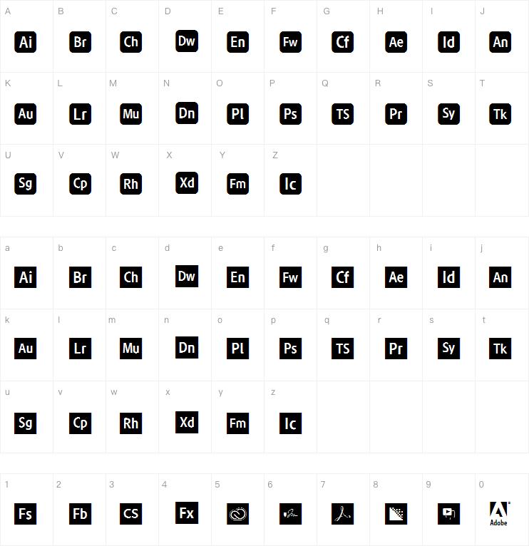 Font Adobe Color字体