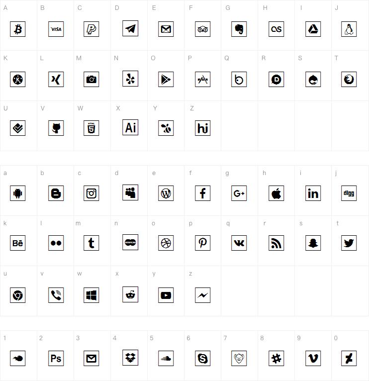 font icons字体