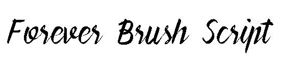 Forever Brush Script